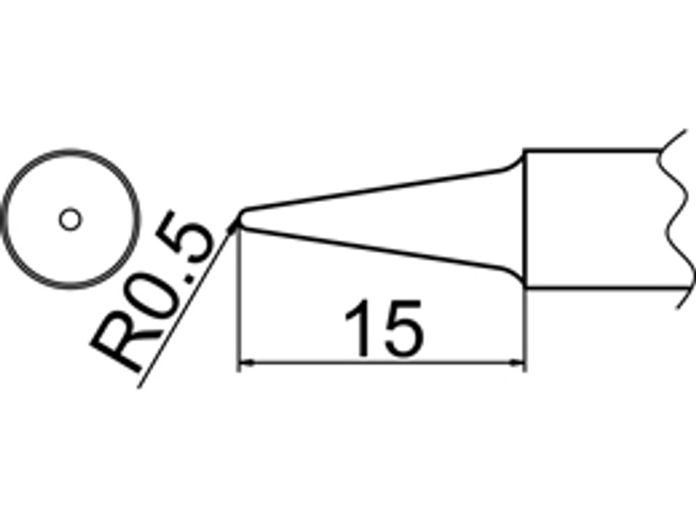 HAKKO Soldering Tip For FX-838 TIP T20-SERIES, T20-BL2