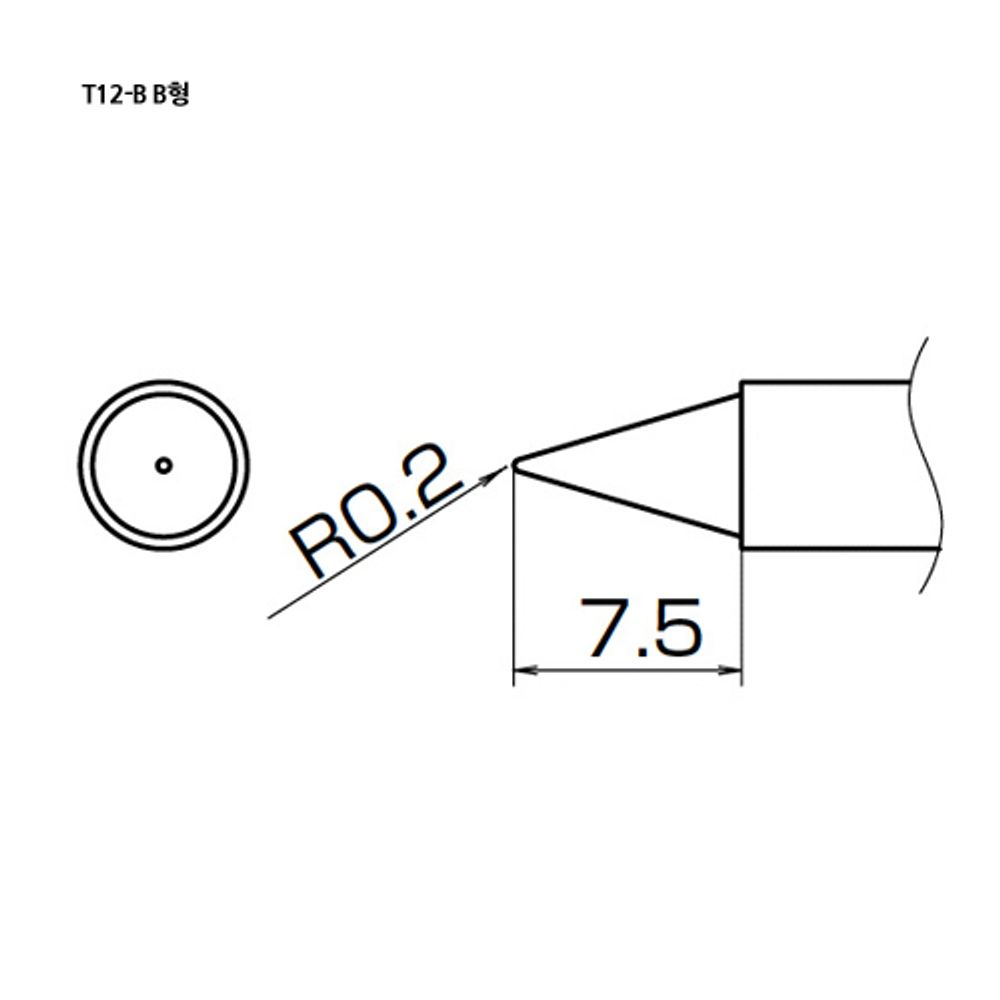 HAKKO Soldering Tip For FX-951, T12-SERIES, T12-B