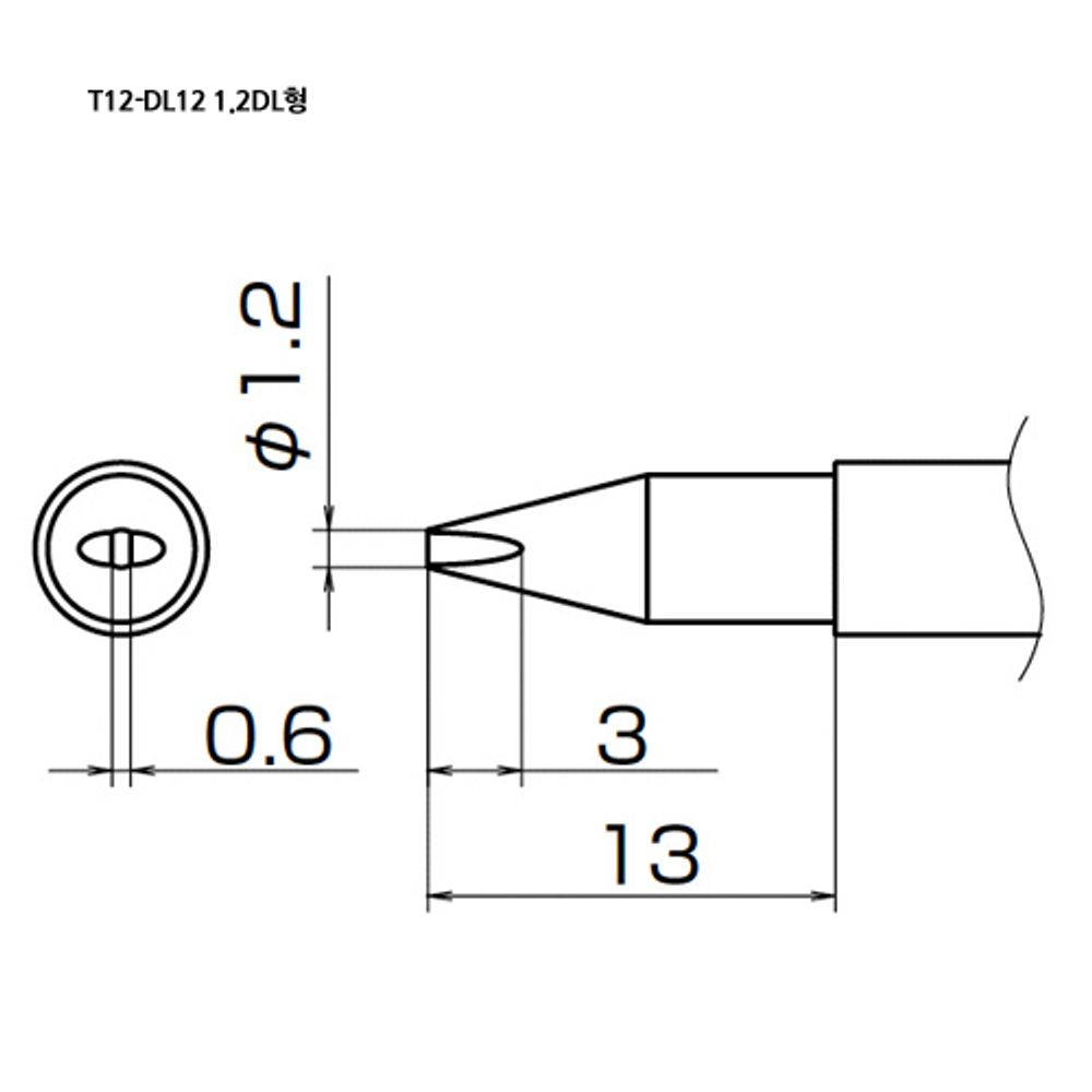 HAKKO Soldering Tip For FX-951, T12-SERIES, T12-DL12