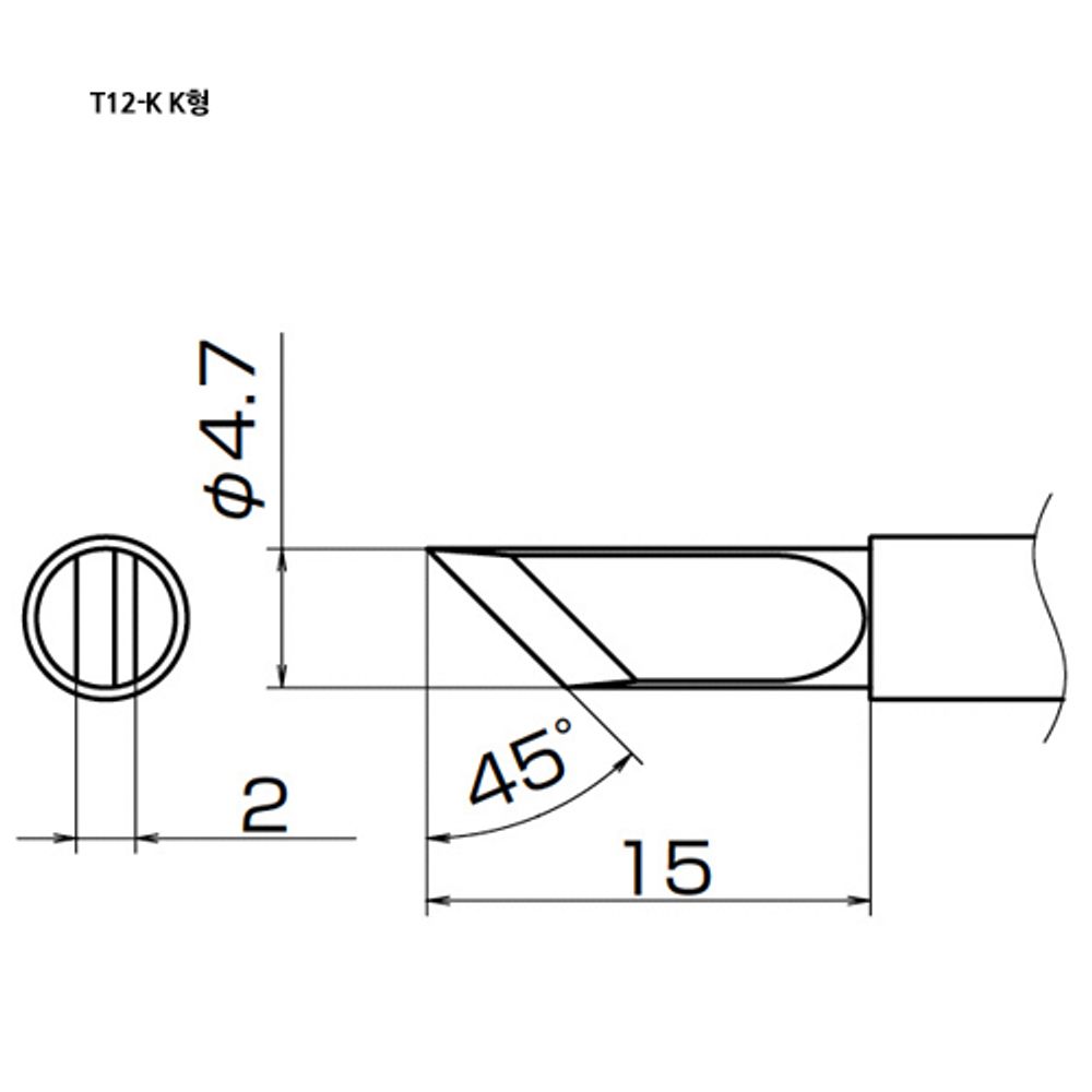 HAKKO Soldering Tip For FX-951, T12-SERIES, T12-K