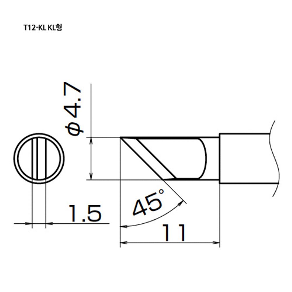 HAKKO Soldering Tip For FX-951, T12-SERIES, T12-KL