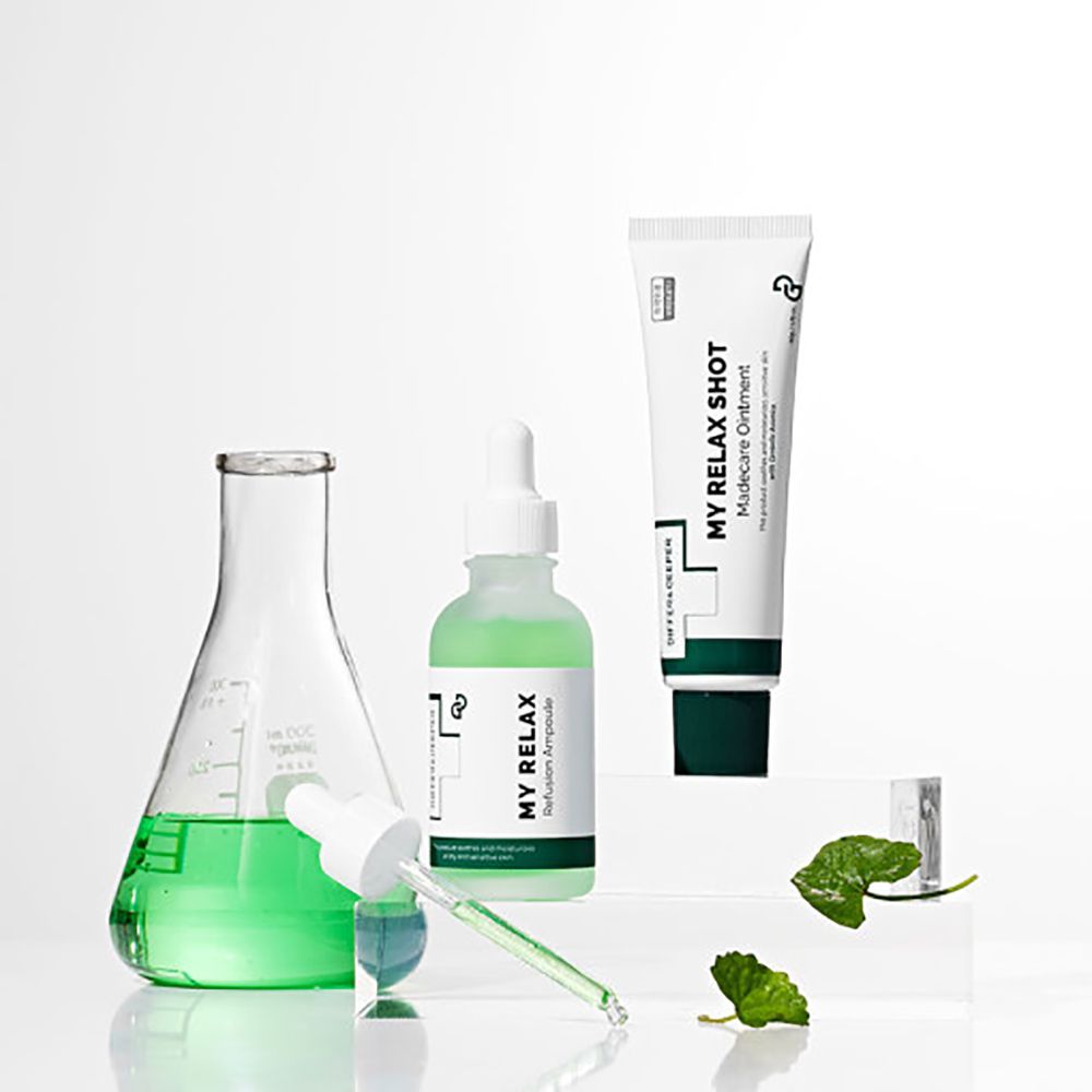 [DIFFER&DEEPER]  My Relax Re-Fusion Ampoule + Madecare Ointment  SET – The Perfect Solution for Skin Soothing and Hydration Made in Korea