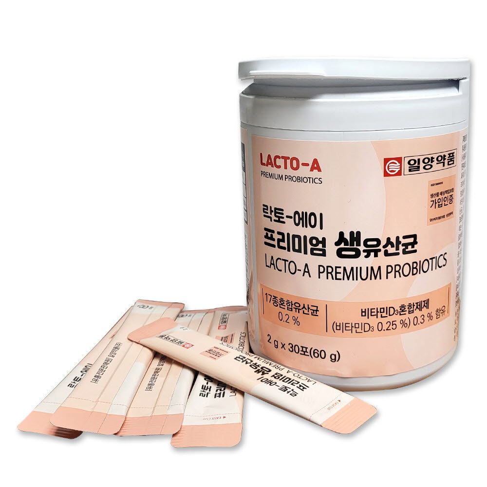 [ILYANG Pharmaceutical ] Lacto-A Premium Probiotics - 30 Sachets (Includes Shopping Bag) Made in Korea 