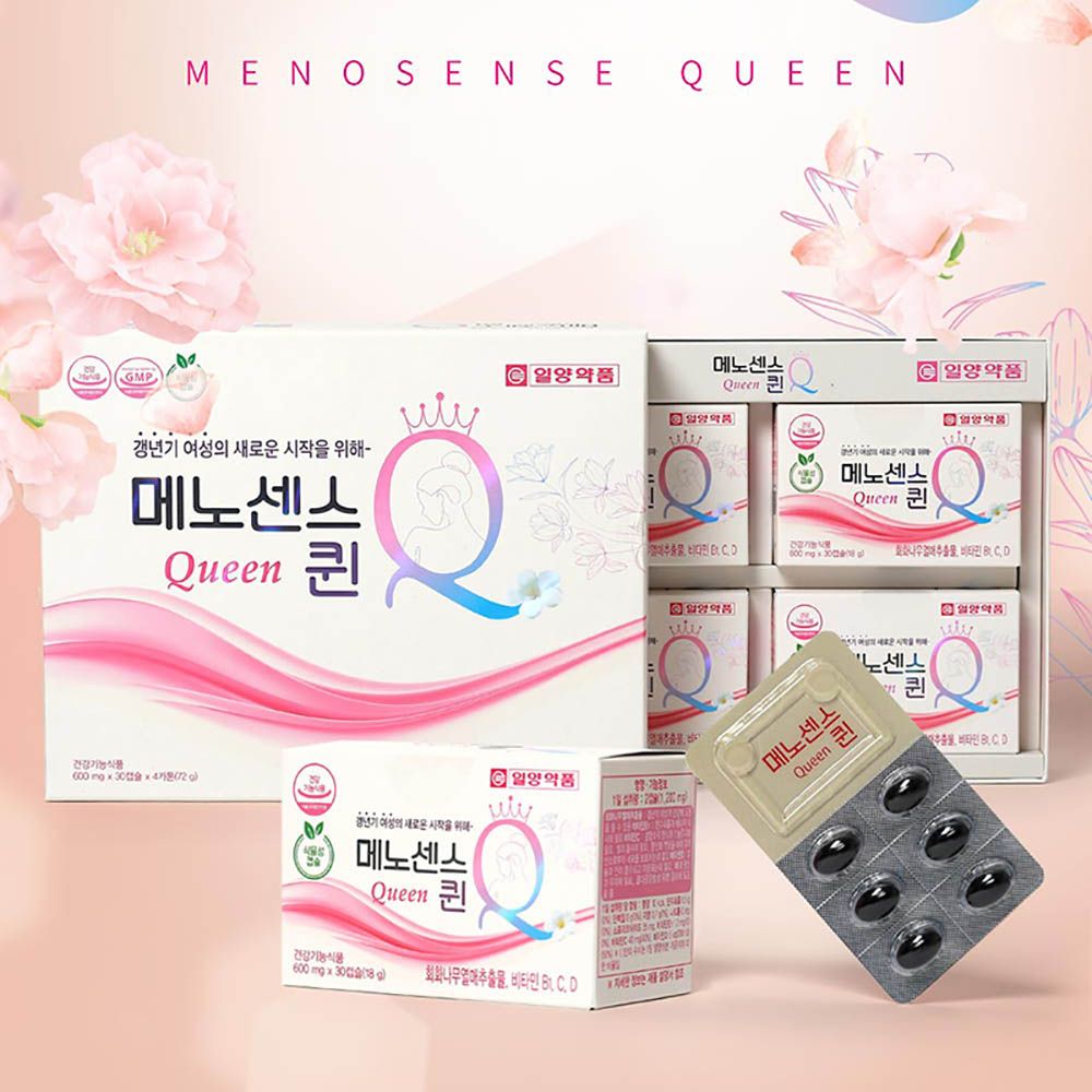 [ILYANG Pharmaceutical] Menosence Queen 120 Capsules - Women's Menopause Support  Made in Korea 