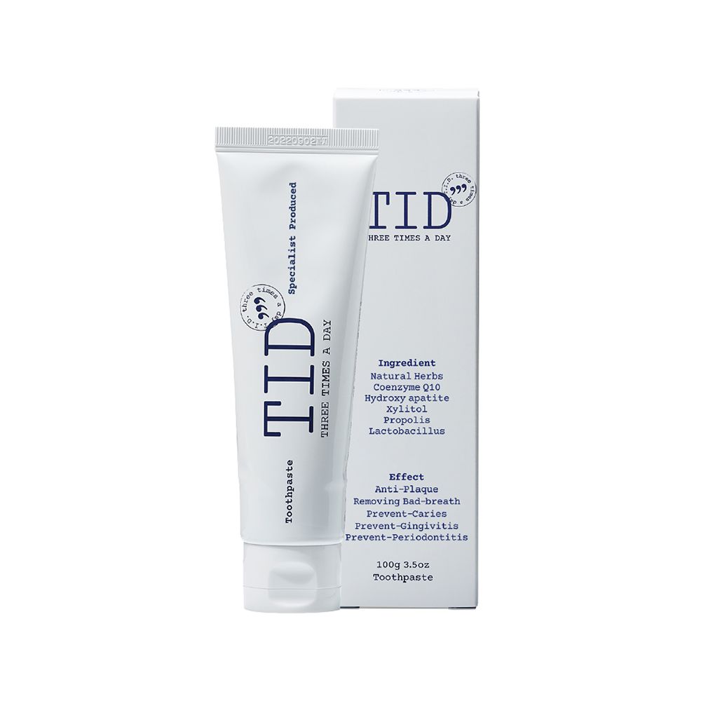 [DR.CHOI'S] TID Original Essential Toothpaste 100g_ Bad breath, antibacterial, natural ingredients_Made in Korea