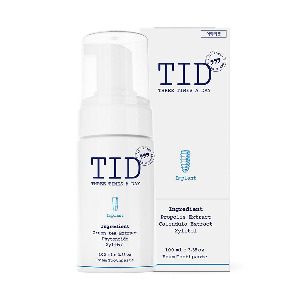 [DR.CHOI'S]TID clean plant implant cleaning Bubble Toothpaste_ no abrasive, no synthetic surfactant_Made in Korea