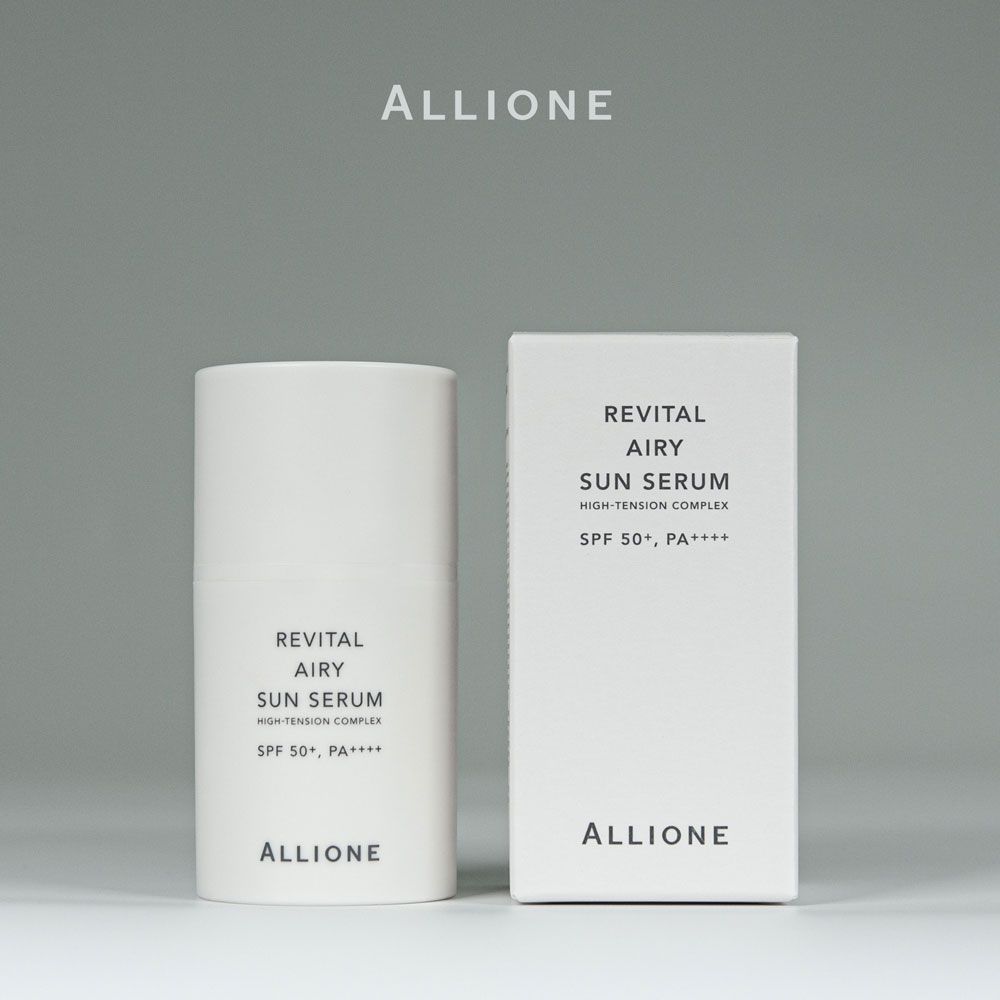 [ALLIONE] Revital Airy Sun Serum 52ml (SPF 50+, PA++++)_ Moisture Sun Serum, Stimulus Test Completed_Made in KOREA