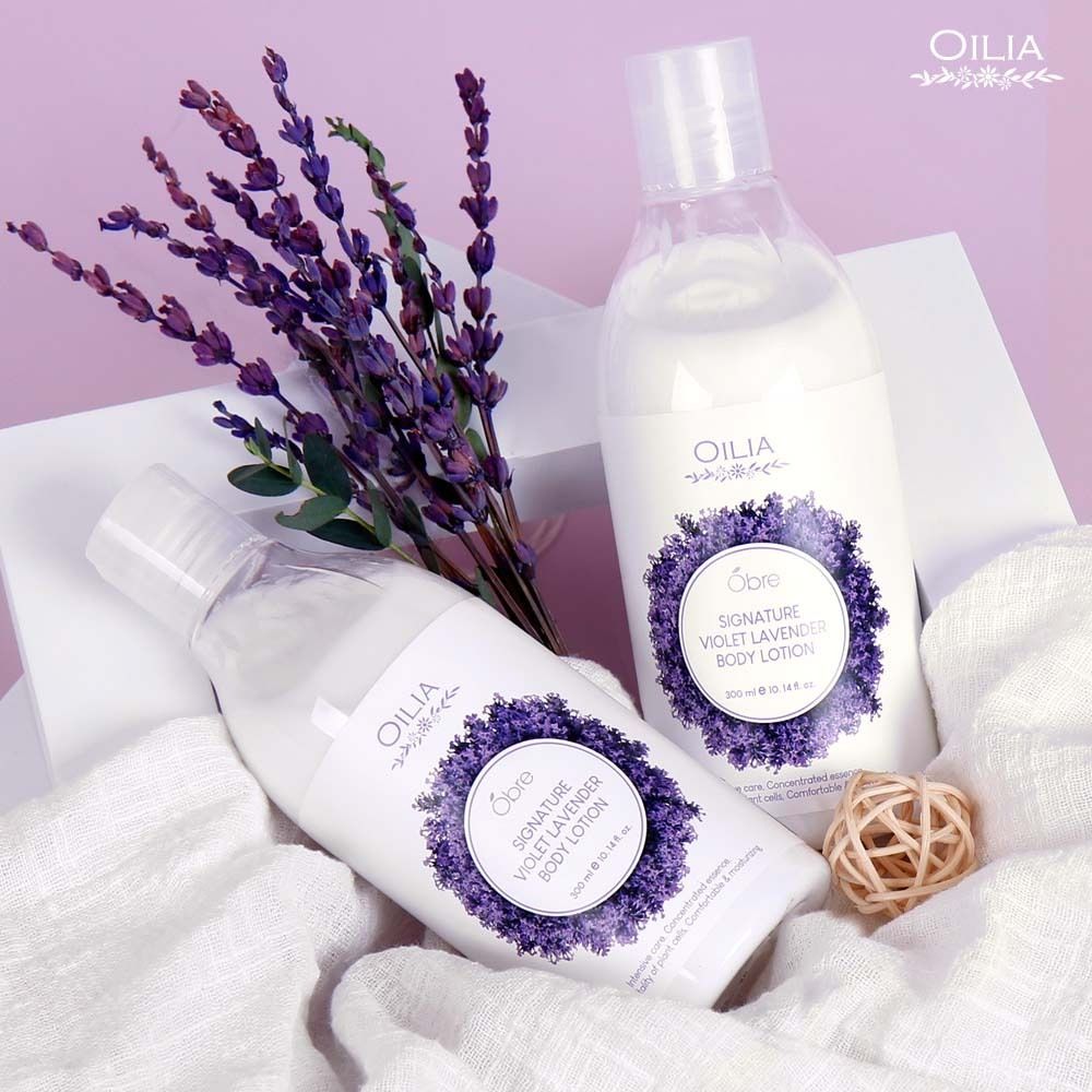 [OILIA] Obre Signature Violet Lavender Body Lotion 300ml_ Aromatherapy,Natural Ingredients_ Made In Korea