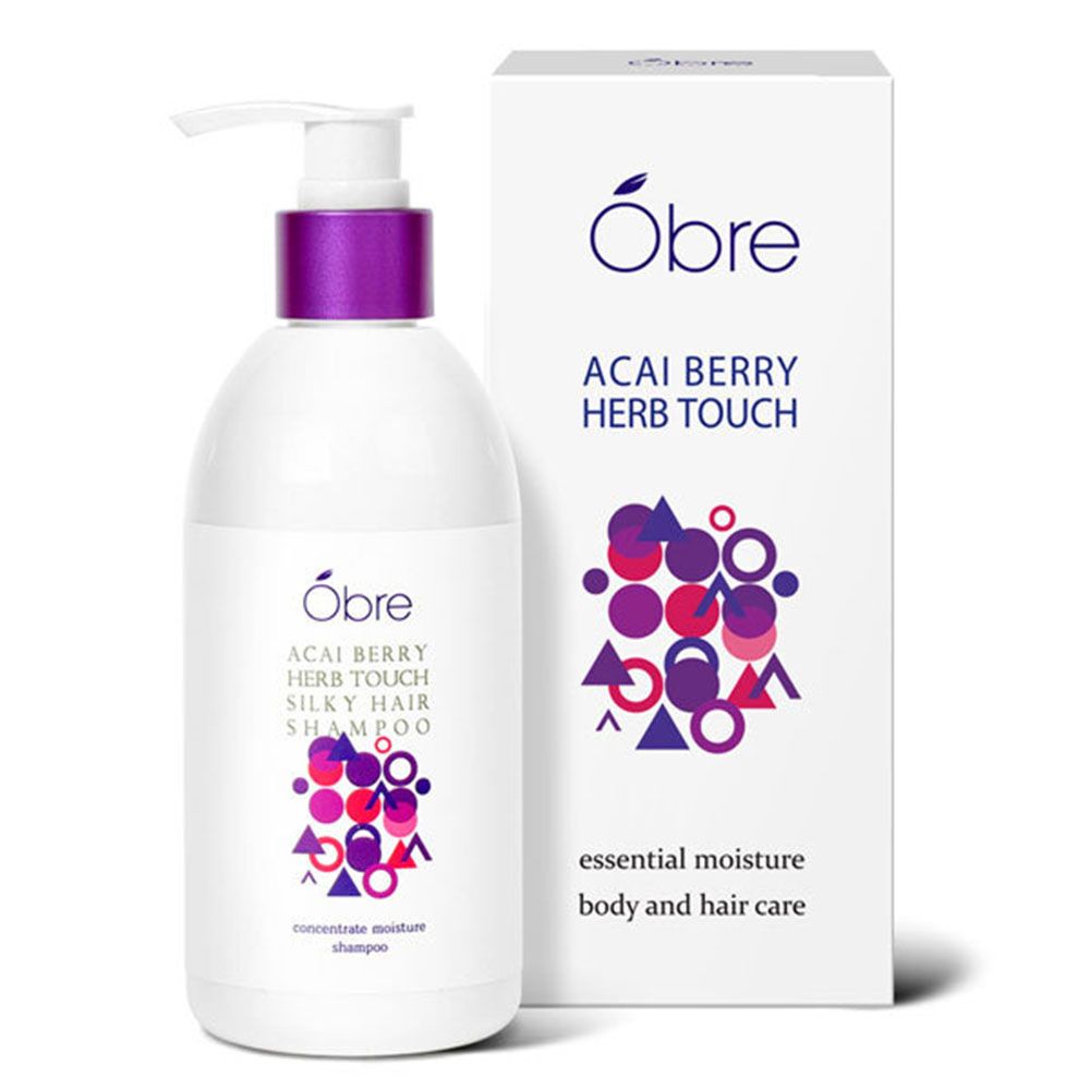 [OILIA] Obre Acai Berry Herb Touch Silky Hair Shampoo 300ml_Anthocyanins,Scalp Health,Nourishing _ Made In Korea