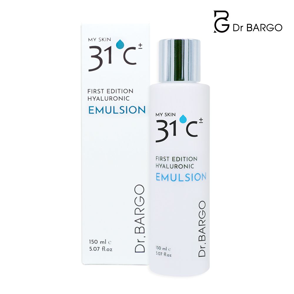 [Dr.BARGO] MySkin 31℃ Hyaluronic Acid Emulsion 150ml _  A Daily Moisturizing Routine for Deep Hydration and Healthy Skin  _ Made in Korea