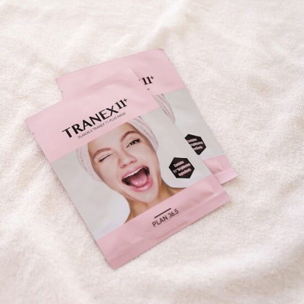 [PLAN36.5] PLAN36.5 Tranex Eleven Plus Mask (25g x 5 Sheets) | Brightening & Wrinkle Improvement Dual Function Mask Made in Korea