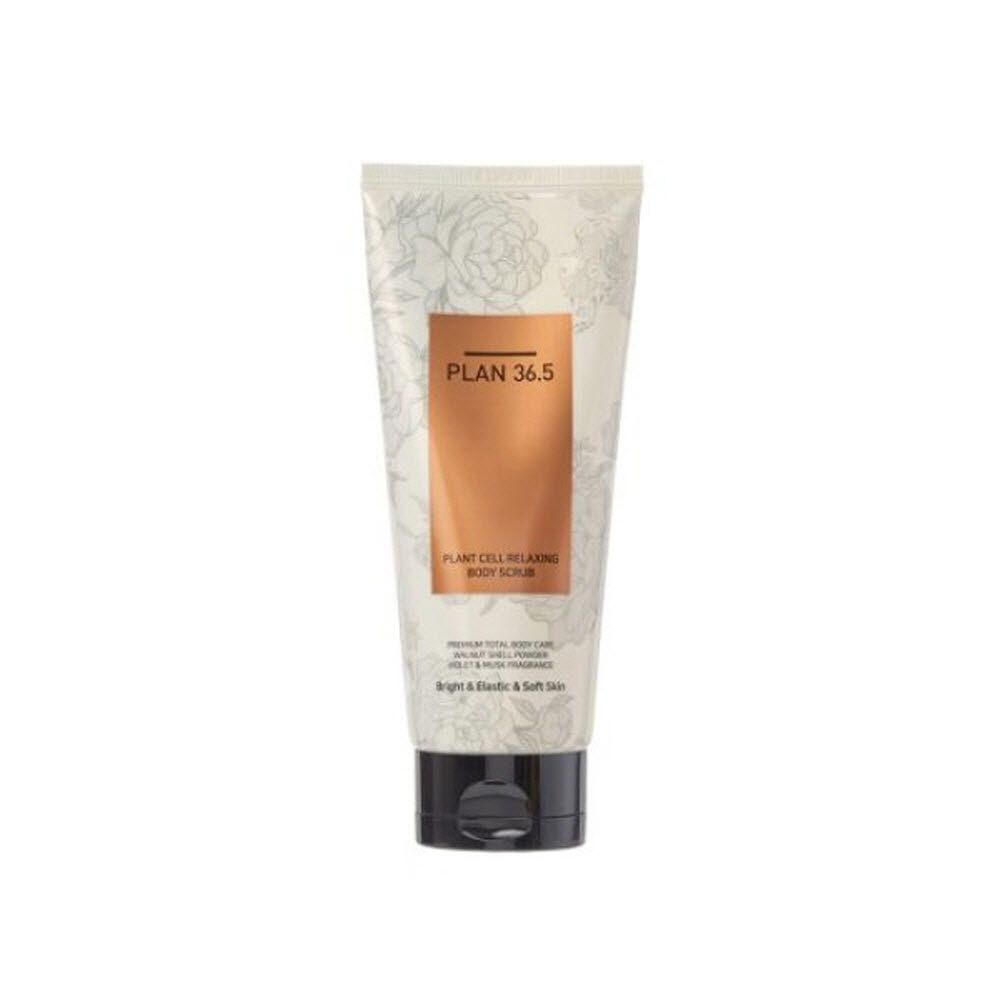 [PLAN36.5]PLAN 36.5  Plant Cell Relaxing Body Scrub 200g - Gentle Exfoliation and Nourishment for Smooth Skin  Made in Korea