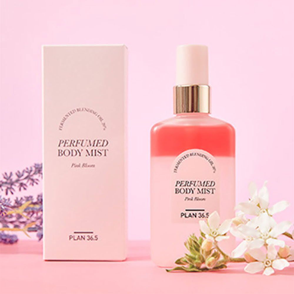 [PLAN36.5] PLAN36.5 Perfumed Body Mist Pink Bloom 100ml - Hydrating & Refreshing Fragrance Made in Korea