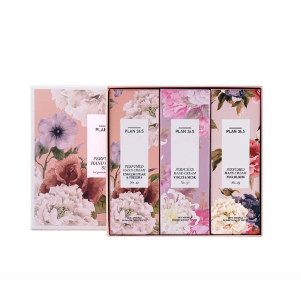 [PLAN36.5] PLAN36.5 Perfumed Hand Cream Set (100ml x 3) - Luxurious Fragrance with Intense Moisture Made in Korea