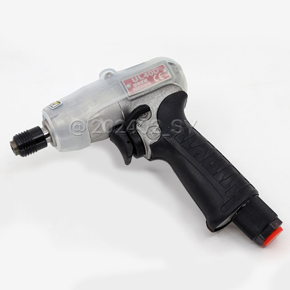 URYU OIL-PULSE Driver (PISTOL-TYPE) UL40D, Torque Range 9.0~17.0Nm, Bolt Size 5~6mm, 5800~6100 RPM, Hex Size 6.35mm, Air Wrench, Screwdriver