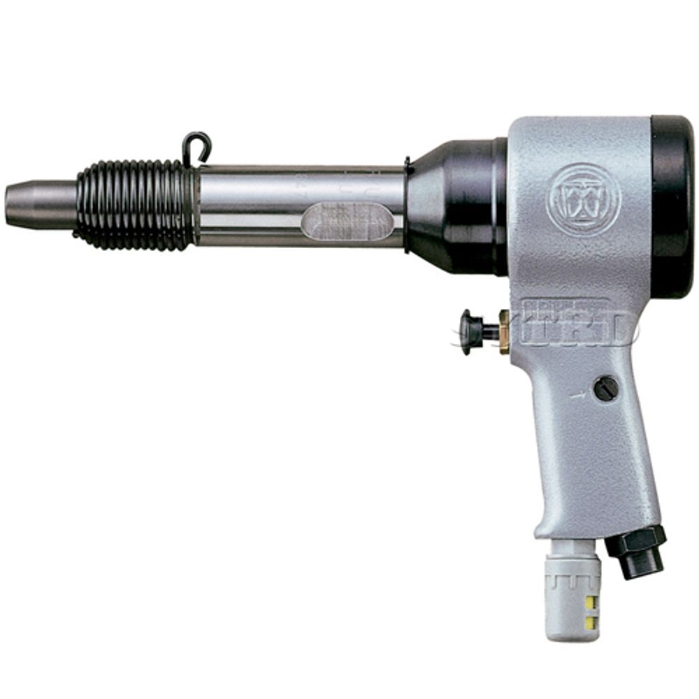 URYU AIR RIVETING HAMMER (VIBRATION-LESS TYPE) BRH-5UV(R), Duralumin 6.4mm, Steel 4.8mm, 1800 Blow Per Min, Diameter 12.7mm, Stroke 100mm Air Hose 9.5mm