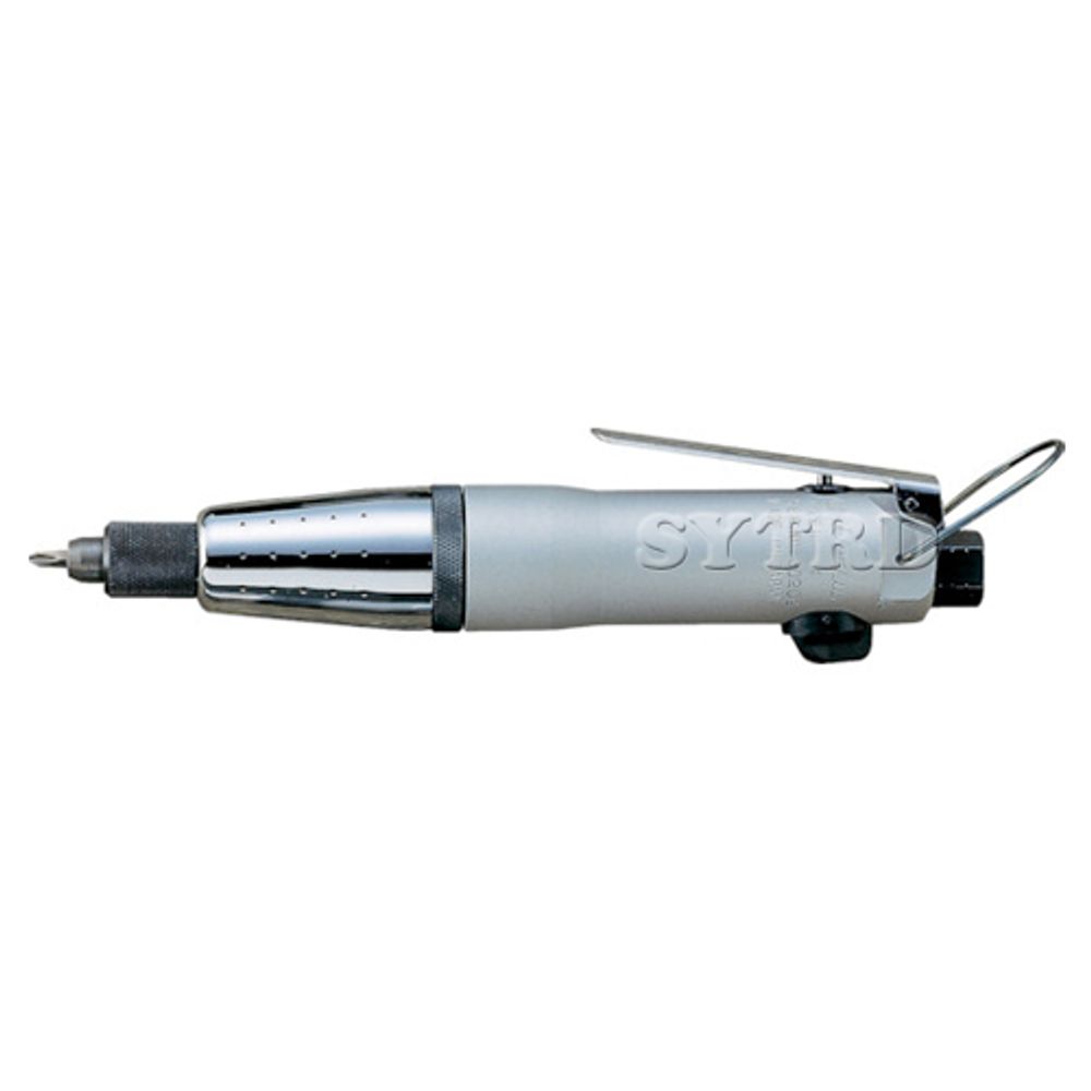 URYU CUSHION CLUTCH TYPE AIR SCREWDRIVER (STRAIGHT-TYPE) US-4, Screw 4mm, 1400 RPM, Air Hose 6.35mm, Hex 5.0mm
