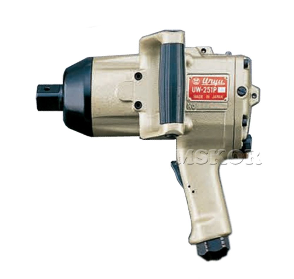 URYU IMPACT WRENCHES (PISTOL-TYPE) UW-251P, Bolt Size 25mm, 5500 RPM, Drive Shank 25.4mm, Air Wrench, Screwdriver