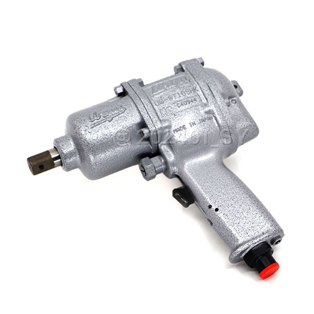 URYU IMPACT WRENCHES (STUD BOLT) UW-ST10SHK, Bolt Size 10~12mm, 6300 RPM, Drive Shank 12.7mm, Double-Hammer Auto-Reversing Air Wrench