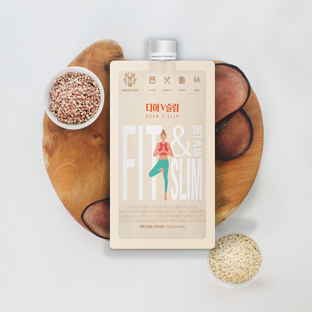 [HANDONG] Handong Deer Antler Research Institute Diet V Slim Meal Replacement Shake - Delicious Protein for a Slimmer You ,made in Korea