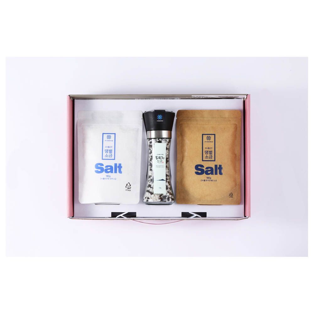 [The Healthier Sinan Salt] Sinan Sunlight Salt (De-Magnesiated) Pungseong Sinan No. 1 , Premium Mineral-Rich Korean Sea Salt, Washed Salt, Roasted Salt, Whole Pepper Salt