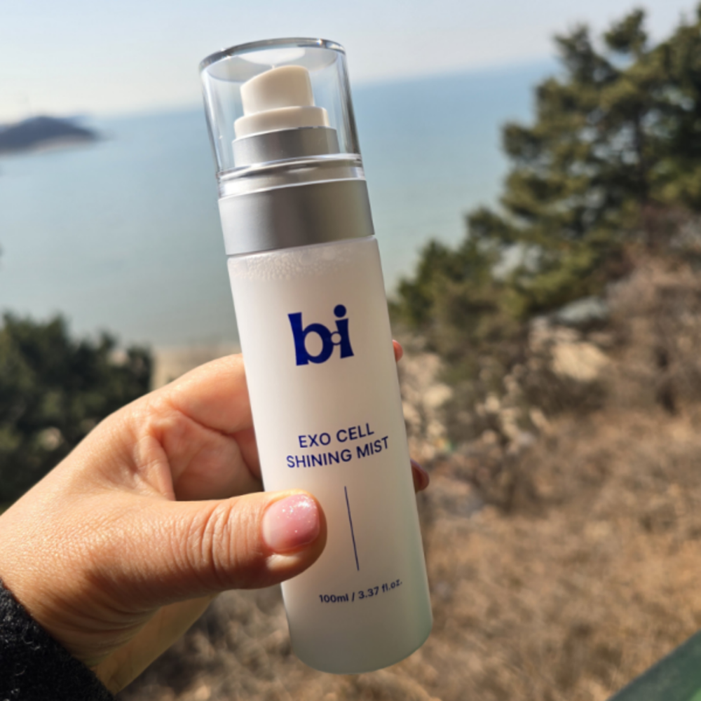 [BI] Exocell Shining Mist 100ml Hydrating Glowing Facial Spray with Damask Rose and Peptide Complex _  Made in Korea