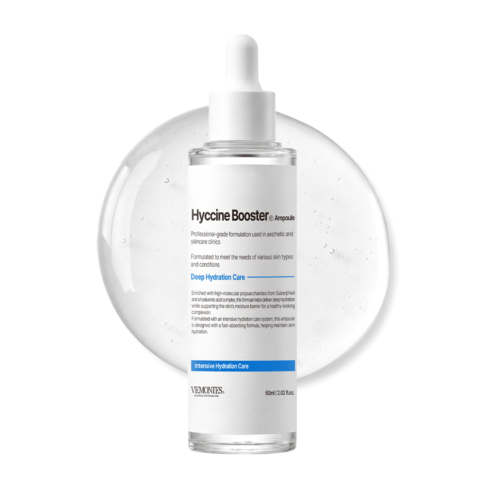 VEMONTES Hysin Booster Ampoule 60ml Hydrating Magnet Serum Aquaporin Sacran Aquaxyl Triple Moisture _ Made in Korea