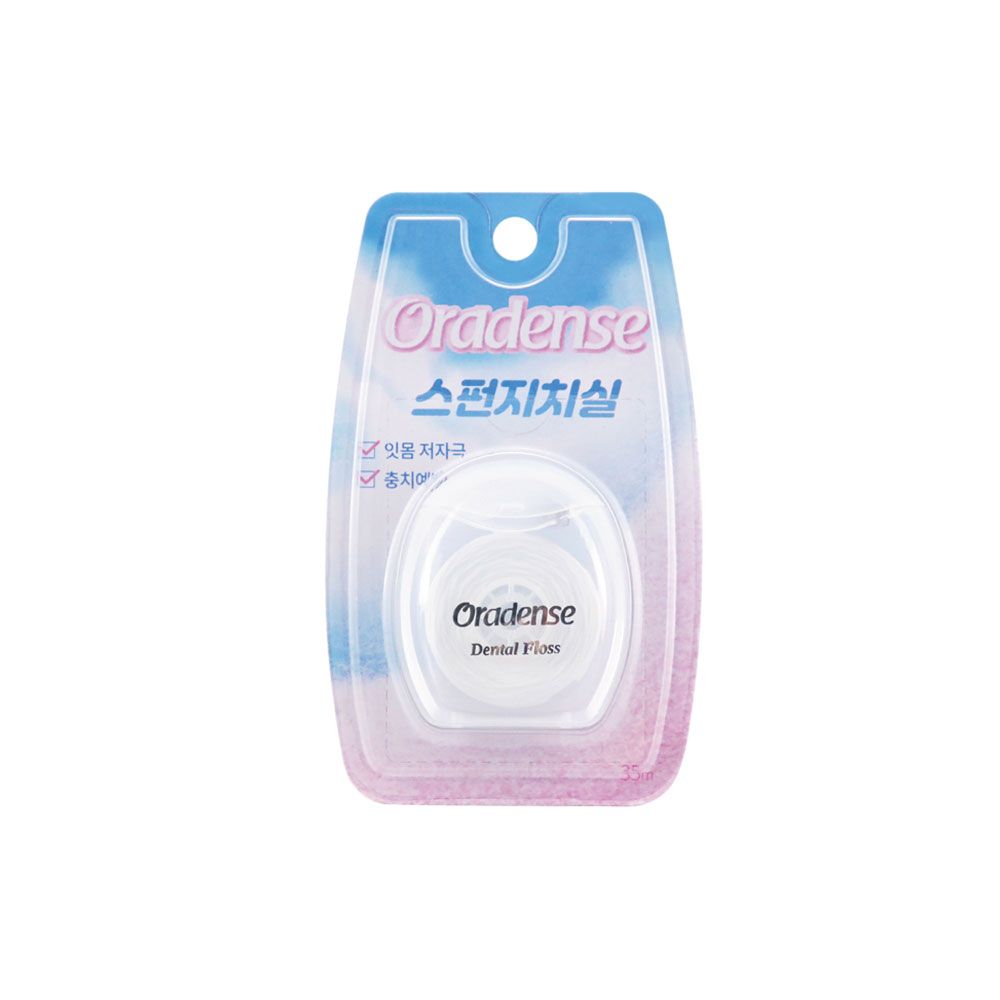[ORADENSE] Sponge Floss – Gentle and Effective Floss for Sensitive Gums, Non-Toxic and Safe, Made in Korea