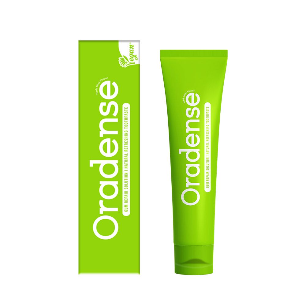ORADENSE Naturally Refreshing Gum Care Toothpaste (100g) – Premium Vegan & Derma-Tested