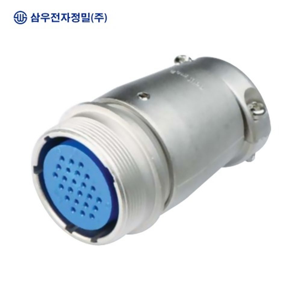 SAMWOO ELECTRONICS SCC1A-25-24S Circular Connector Adapter Type 24 Pin High-Density Industrial Socket Extension Made in Korea Genuine
