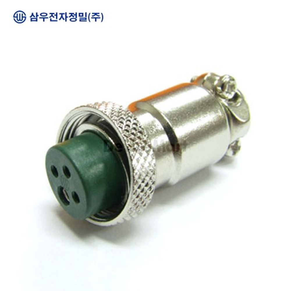 SAMWOO ELECTRONICS SCK-12-4P Circular Connector Plug Type 4 Pin Compact Industrial Power Signal Connector Made in Korea Genuine