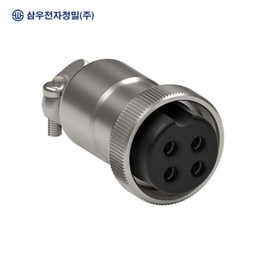 SAMWOO ELECTRONICS SCK-16-4P Circular Connector Plug Type 4 Pin Industrial Electrical Power Plug Made in Korea Genuine High Precision