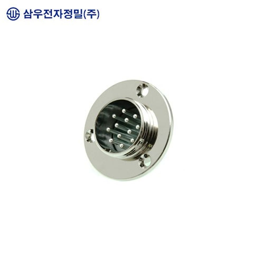 SAMWOO ELECTRONICS SCK-25-12R Circular Connector Receptacle Type 12 Pin Heavy Duty Industrial Panel Mount Socket Made in Korea Genuine