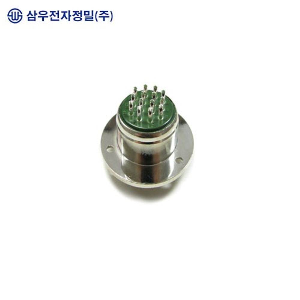 SAMWOO ELECTRONICS SCK-30-14R Circular Connector Receptacle Type 14 Pin Heavy Duty Industrial Panel Mount Socket Made in Korea Genuine