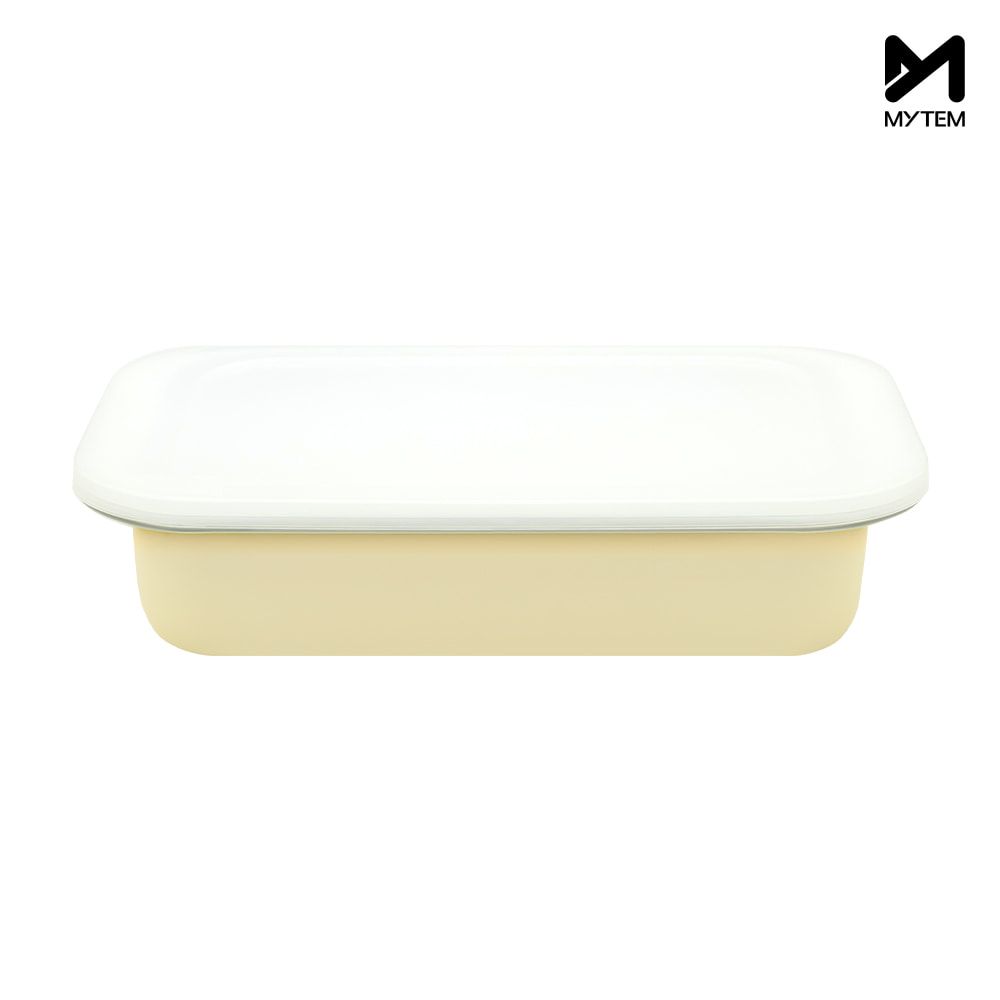 [Mytem] Gelato Induction Enamel Tray L - Cookware with Gentle Colors and Exceptional Functionality, Made in Korea