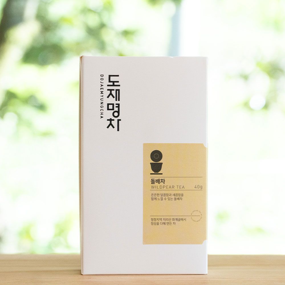 Dojaemyungcha Premium Wild Pear Tea 50g _Handmade Tea, Traditional Roasted Tea,Organic Tea _ Made in Korea