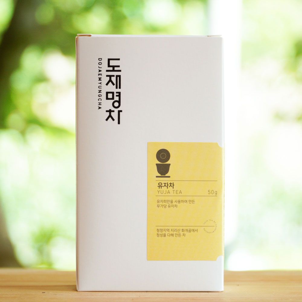 Dojaemyungcha Premium Citron Tea 50g _Handmade Tea, Traditional Roasted Tea,Organic Tea _ Made in Korea