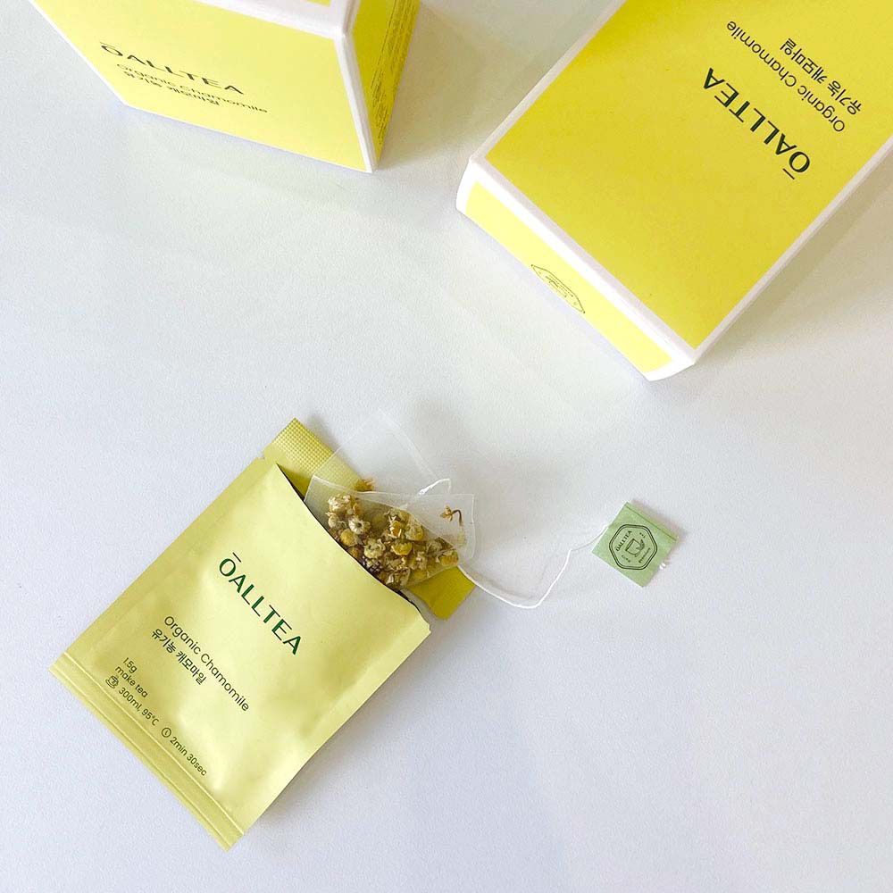 [GOOD FARMER] Organic Chamomile Tea 10T – Premium Organic Herbal Tea for Relaxation and Wellness ,Made in Korea