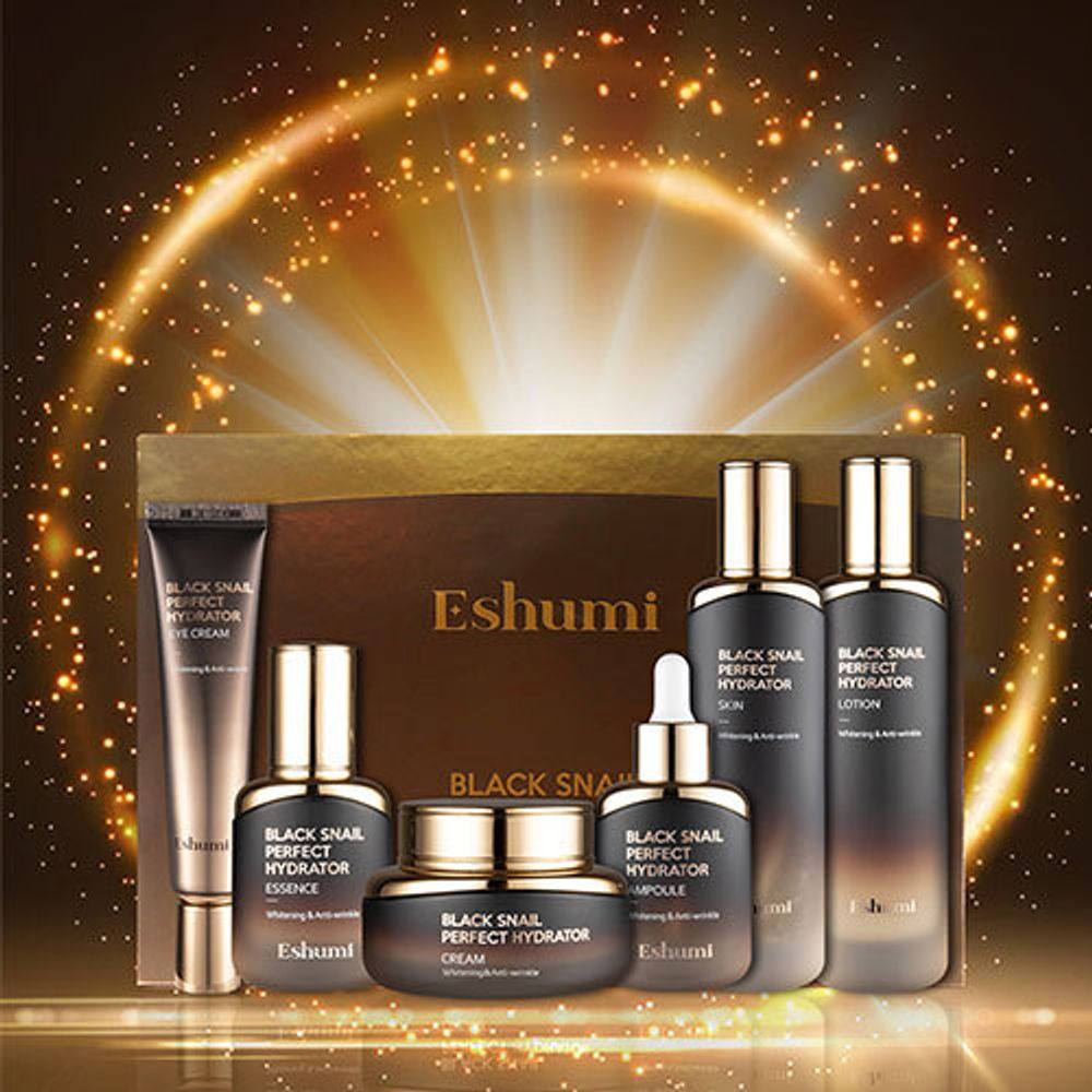 ESHUMI] Black Snail Perfect Hydrator 6-piece set