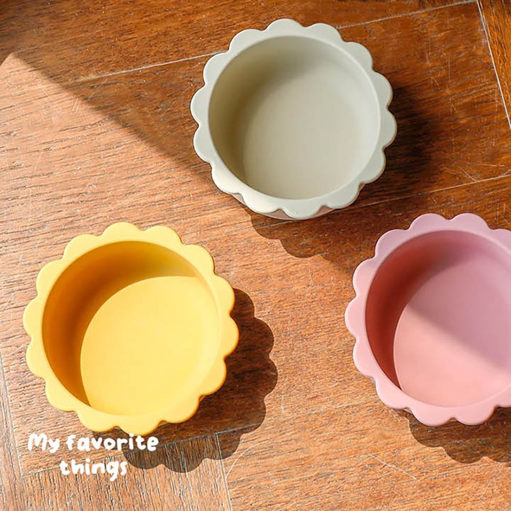 [Agabang] My Favorite Things Silicone Baby Suction Bowl – Strong Suction, FDA Certified Safe Tableware, 280ml Large Capacity, Easy-to-Use for Kids