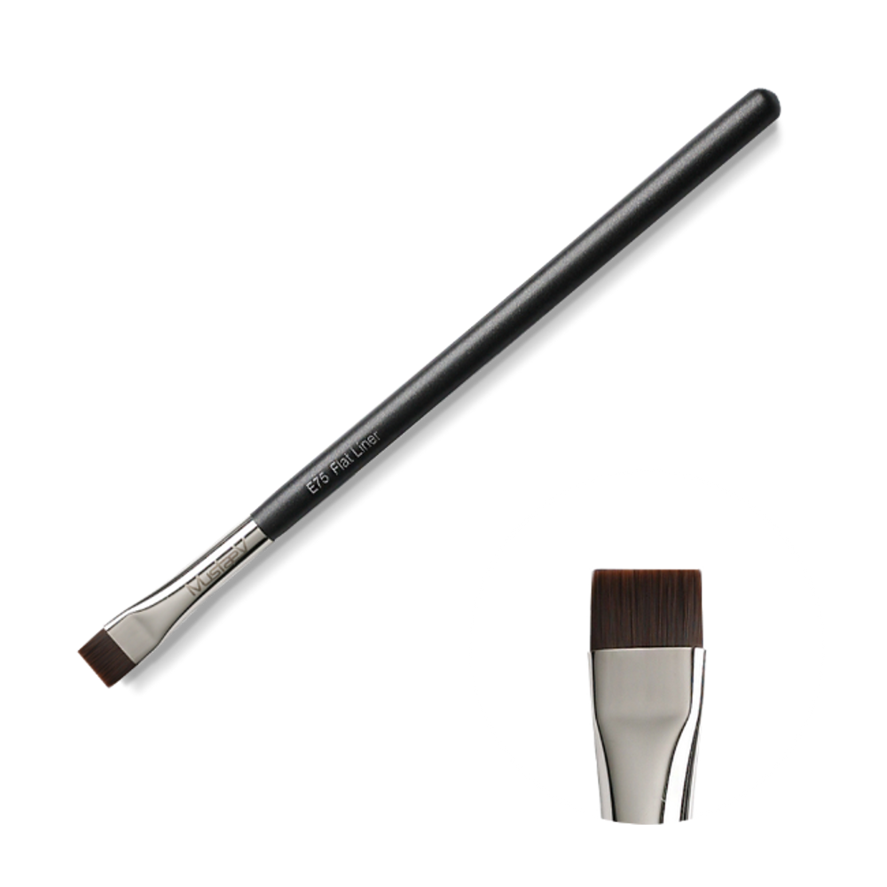 [Mustaev] Secret Brush E75 Flat Liner _ Precision Eyeliner Brush for Perfect Lines _ Made in Korea