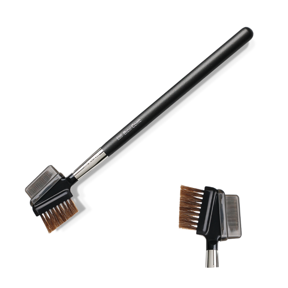  [Mustaev] Secret E95 Brow Comb Brush _ Dual-Function for Natural Brows & Precise Grooming _ Made in Korea