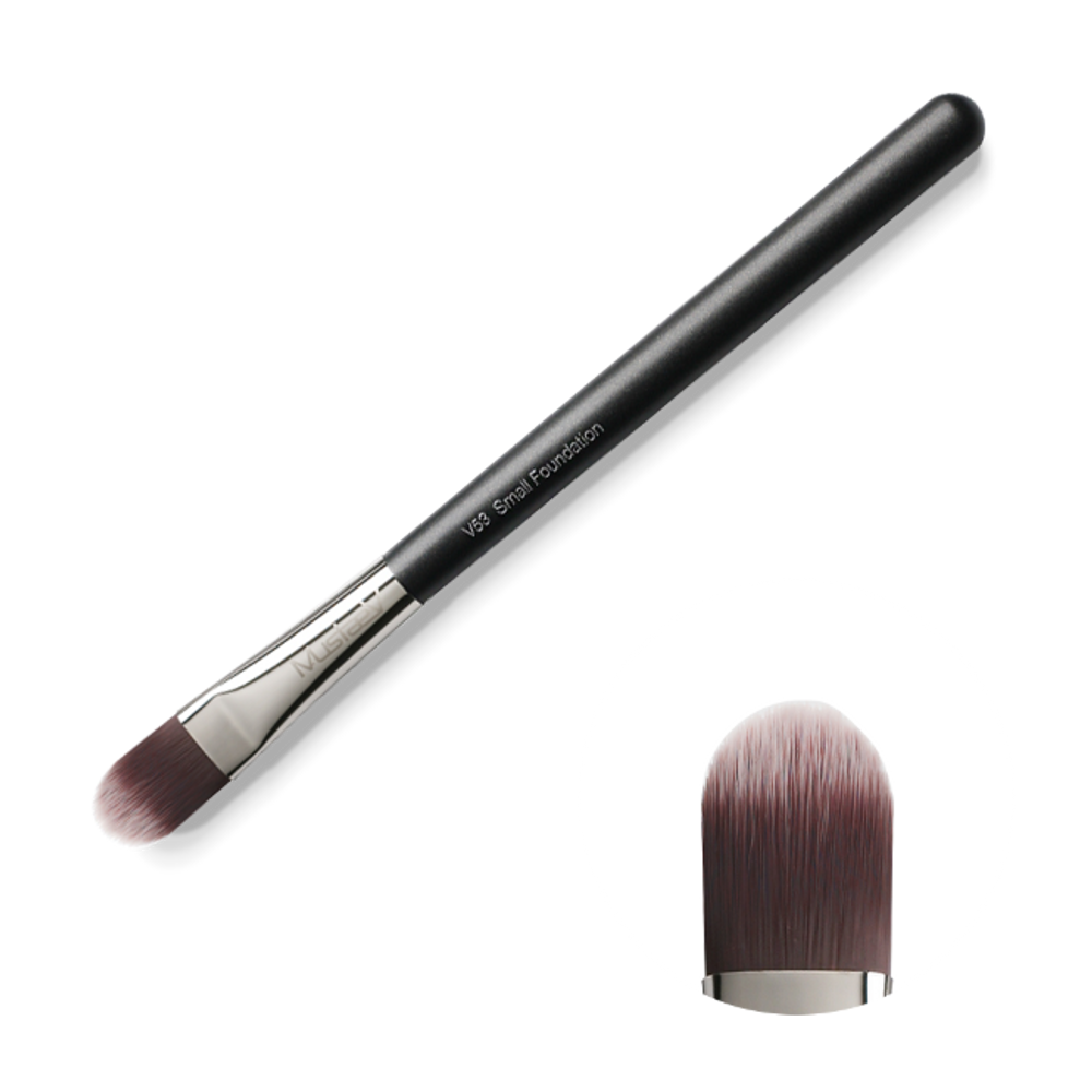 [Mustaev] Secret V53 Small Foundation Brush _ A Precision Brush for Smooth and Even Base Application _ Made in Korea