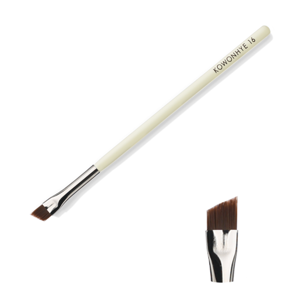 [Mustaev] KOHWONHYE 16 Angled Eyeliner Brush – A Must-Have for Sharp and Precise Eyeliner _Made in Korea