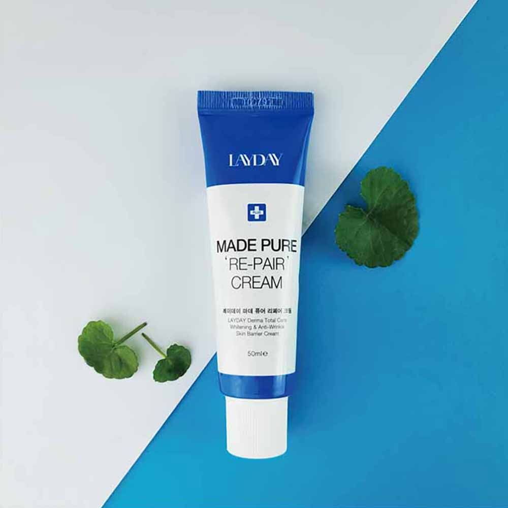 [LAYDAY] Made Pure 'RE-PAIR' Cream 50ml x 3ea – Intensive Panthenol & Cica Complex for Sensitive Skin | Niacinamide + Adenosine | Deep Moisture Repair - Made in KOREA