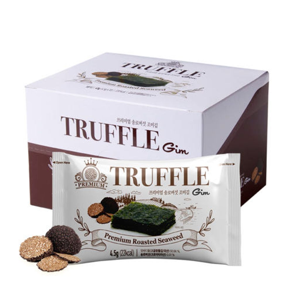 Korean seaweed Truffle Seasoned Seaweed Premium Gopchang Gim 1BOX (10 Packs)
