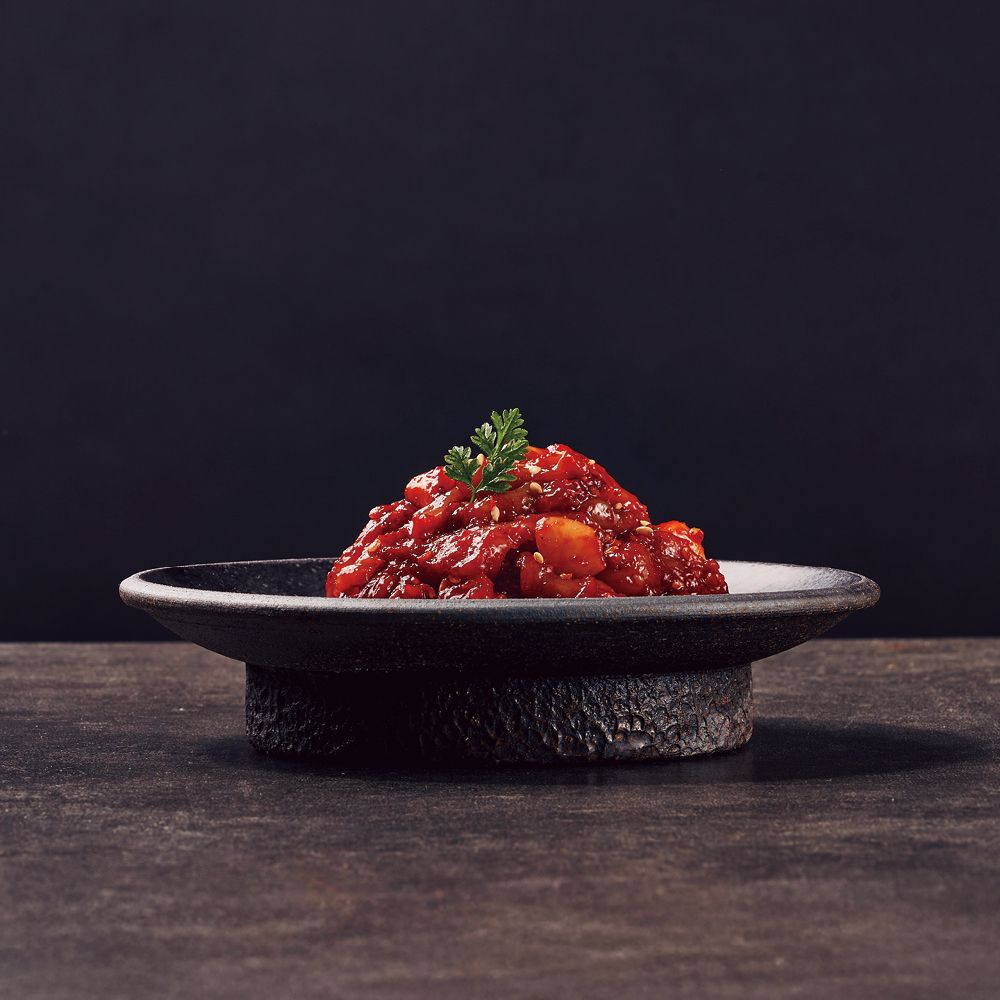 Ueuimi Premium Korean Salted Pollock Roe (Changran Jeot) 400g – Traditional Jeotgal, Low-Salt Aged Seafood with Korean Green Plum Extract _ Made in Korea