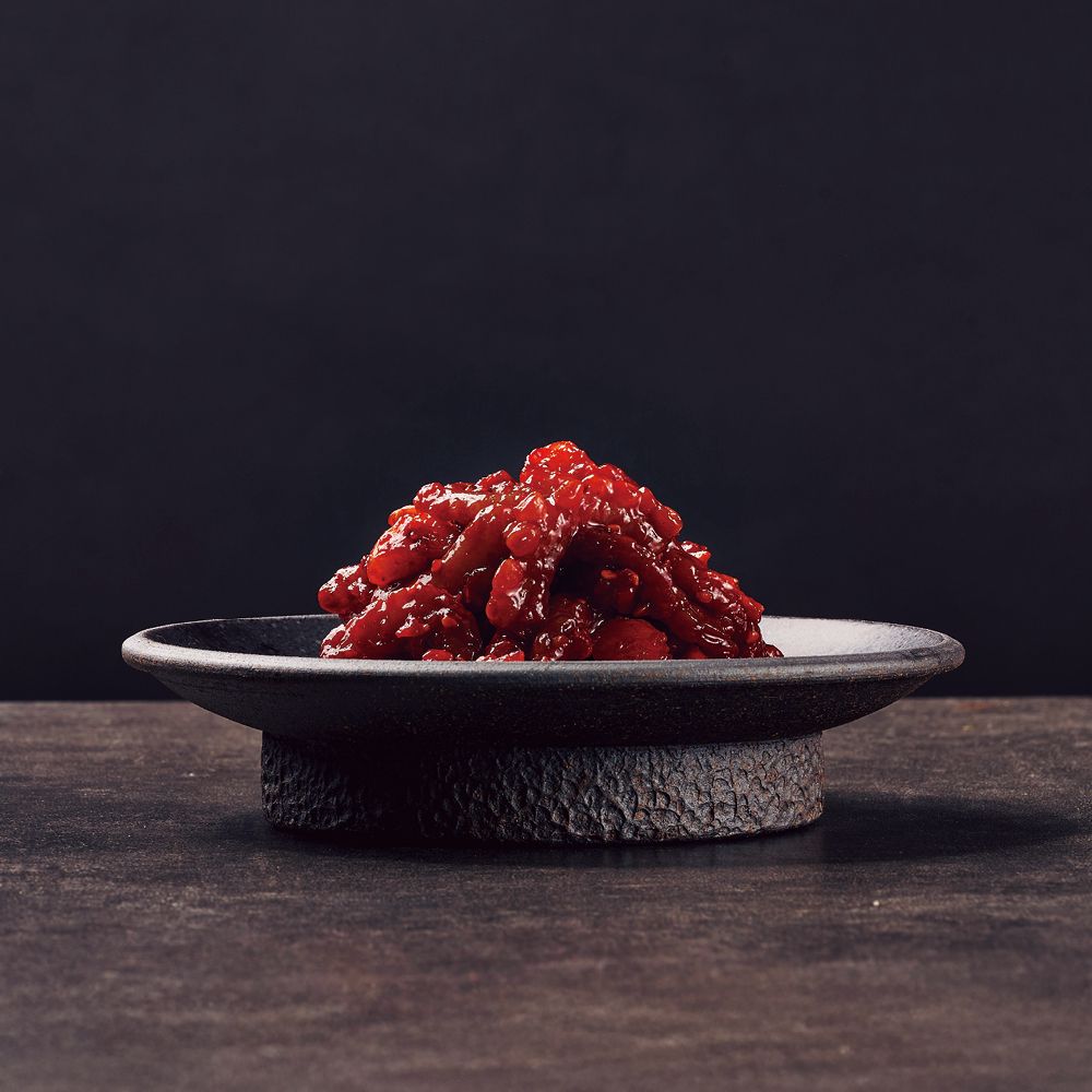 Ueuimi Premium Korean Salted Octopus (Nakji Jeot) 400g – Traditional Jeotgal, Low-Salt Aged Seafood with Korean Green Plum Extract _ Made in Korea