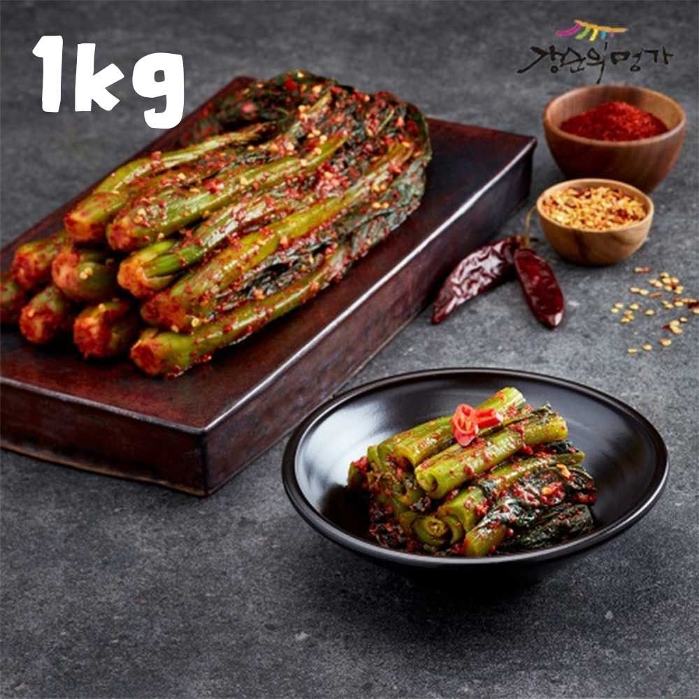 Authentic Yeosu Dolsan Mustard Leaf Kimchi 1kg – Spicy & Savory Gat Kimchi by Gangsooni Myeongga
