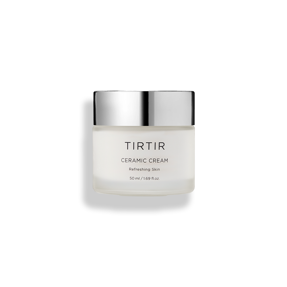 TIRTIR Ceramic Cream for 100 Hour Long Lasting Deep Hydration and Radiant Glass Skin Luster Finish  _ Made in Korea 
